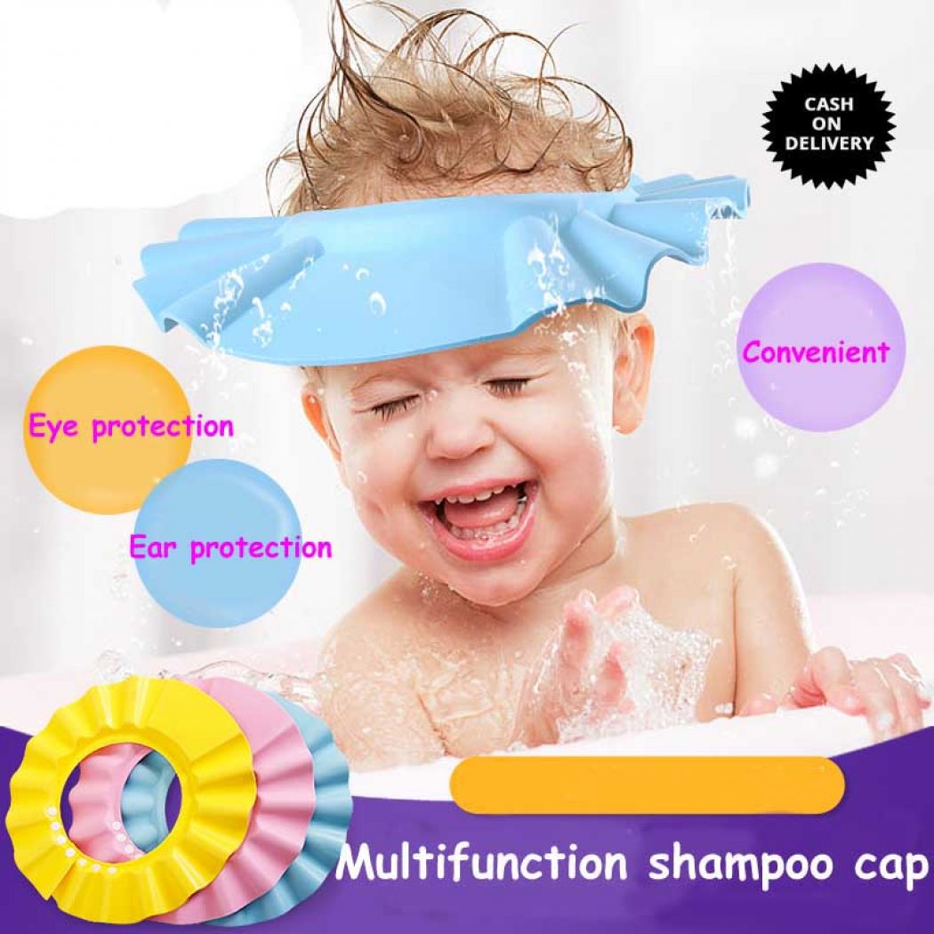 Pack Of 2 Adjustable Kids Shower Cap